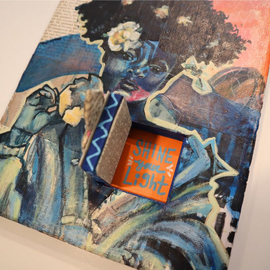 Shine Your Light Hidden Secret Door Painting