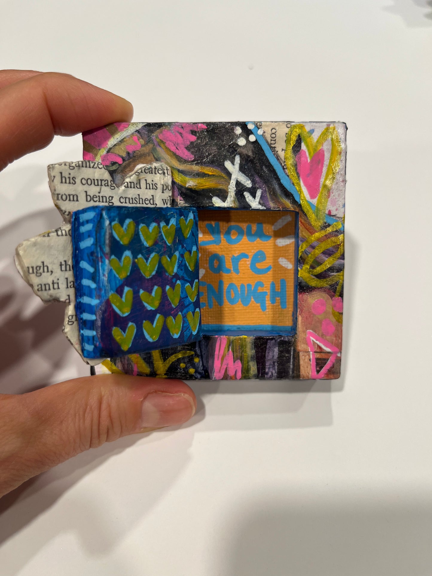 You Are Enough Hidden Secret Door Painting
