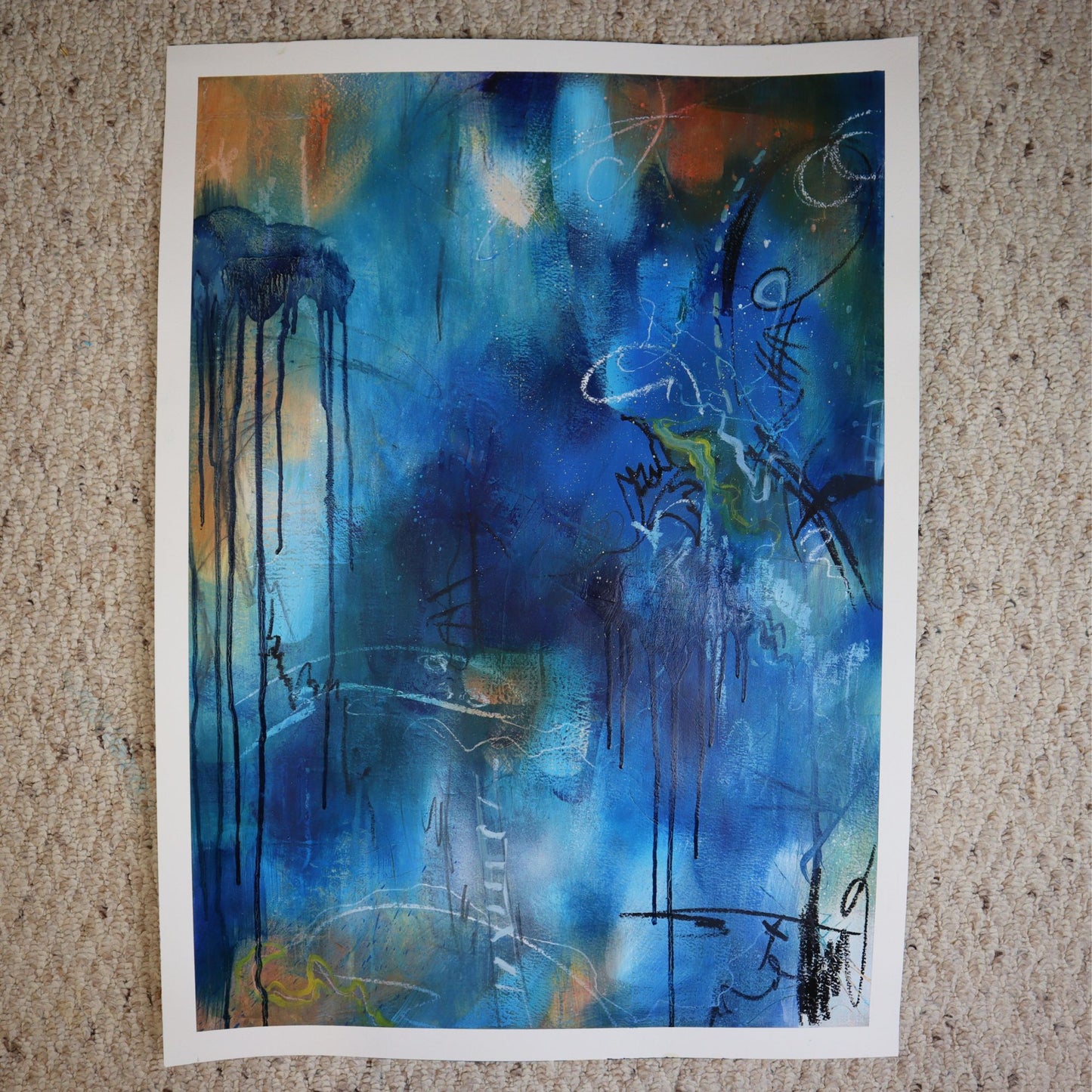 Blue Abstract Study