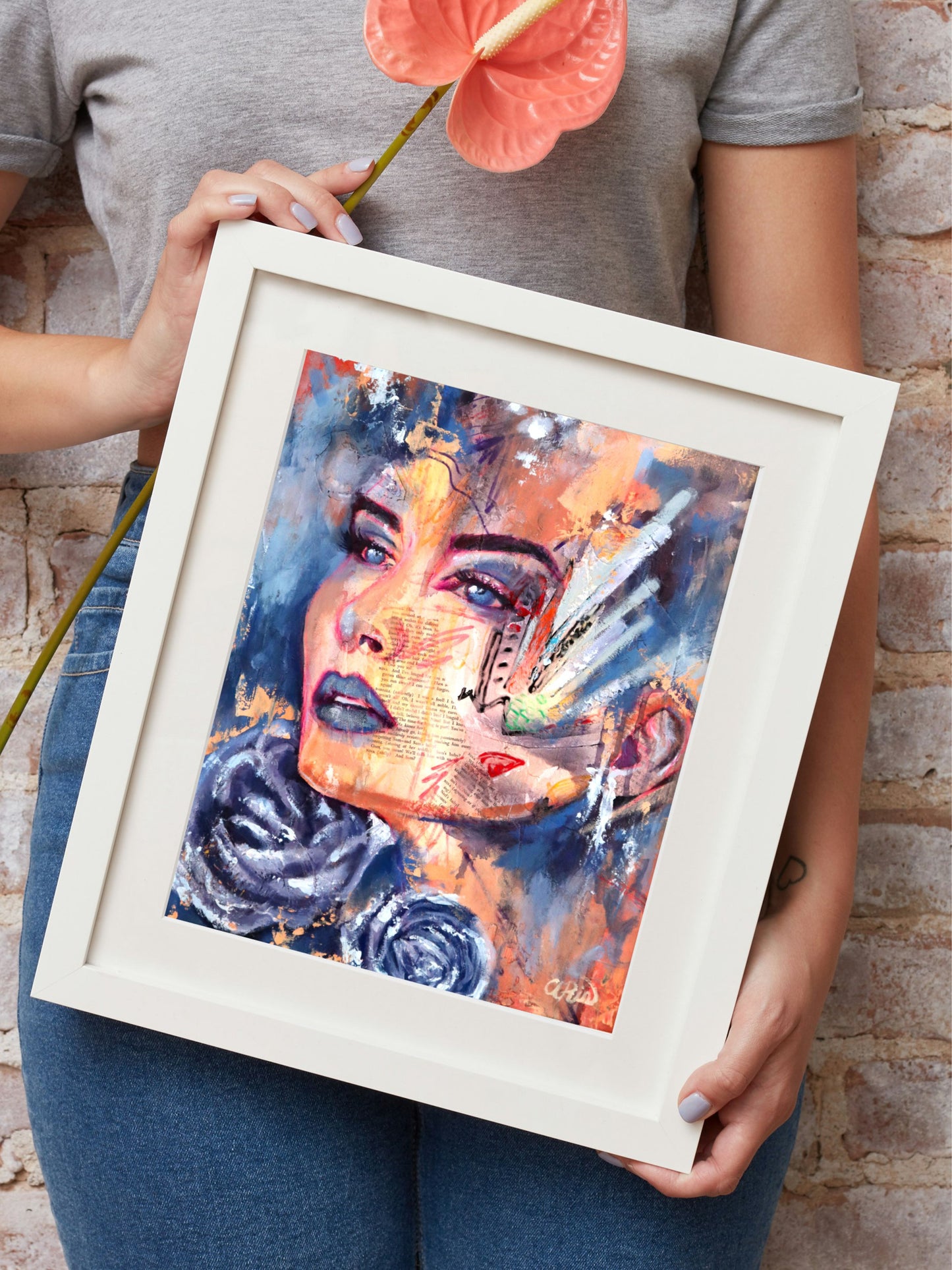 Blue Divine Print