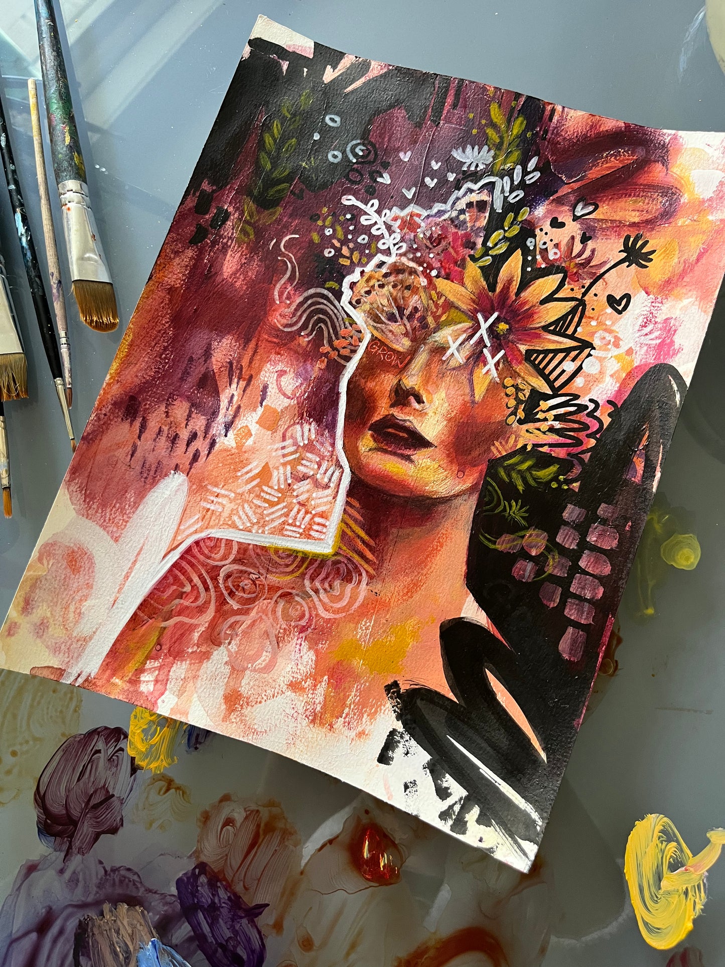 “Grow” Painting Study