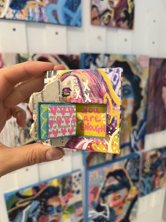 You Are Enough Secret Door Painting