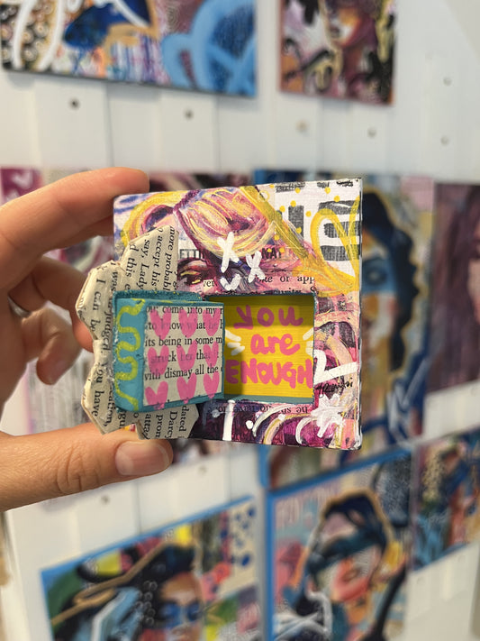 You Are Enough Secret Door Painting