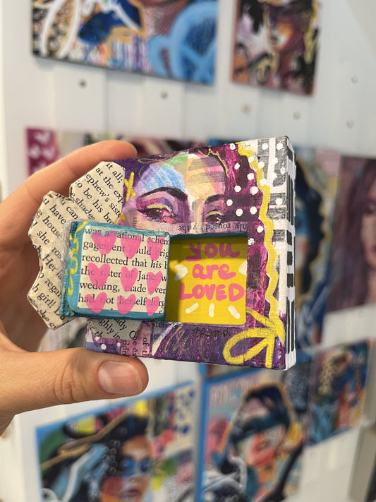 You Are Loved Secret Door Painting