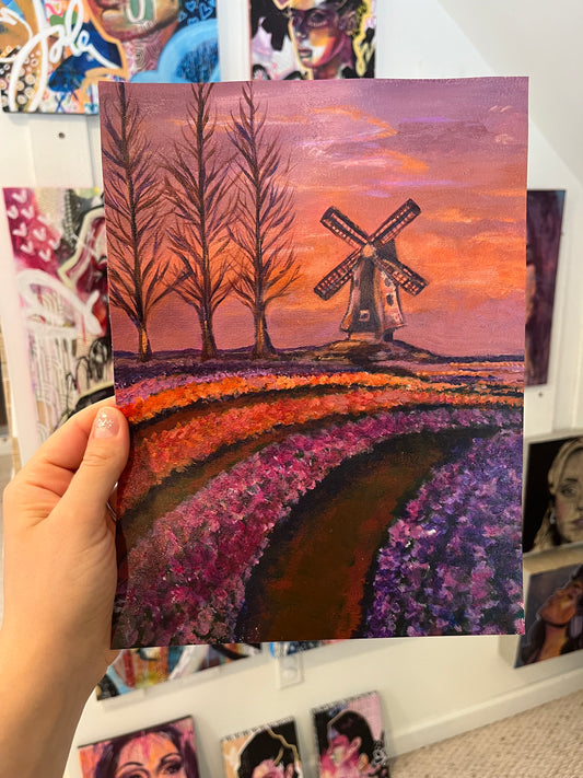 Lilac Windmill