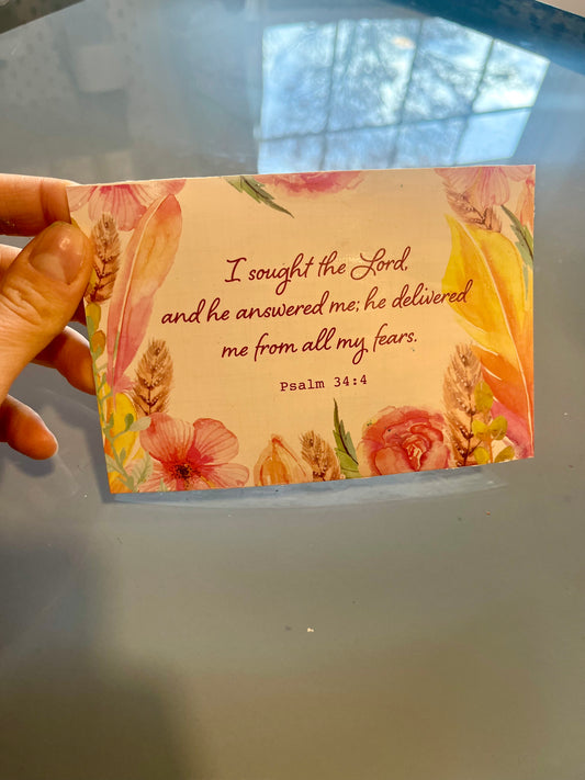 “Love” - Sunflower Portrait Painting Prayer Card