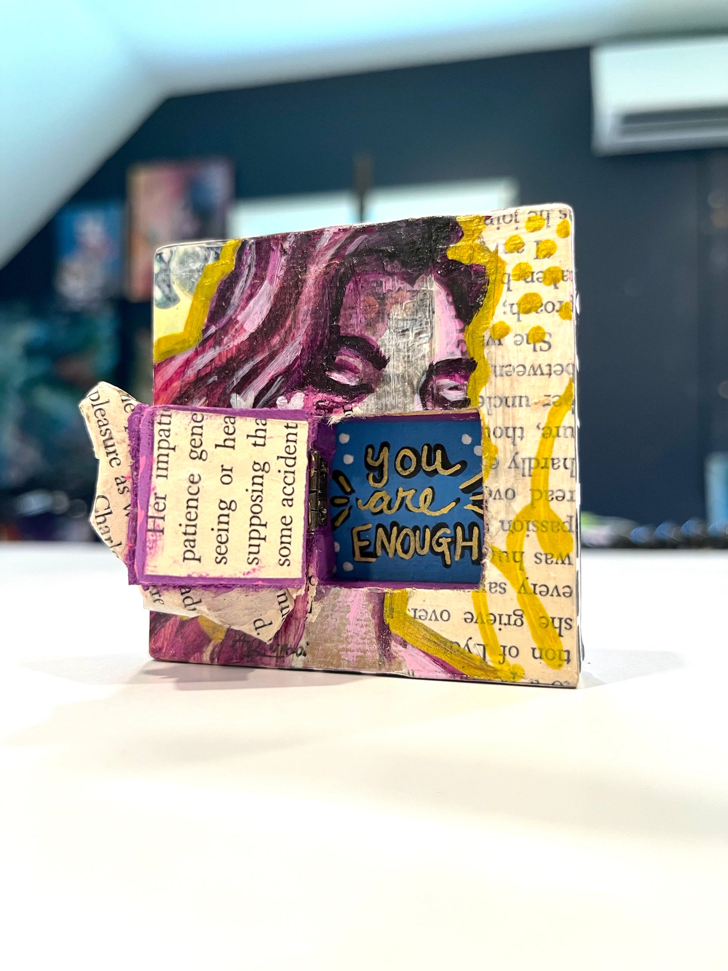 You Are Enough Hidden Secret Door Painting #2
