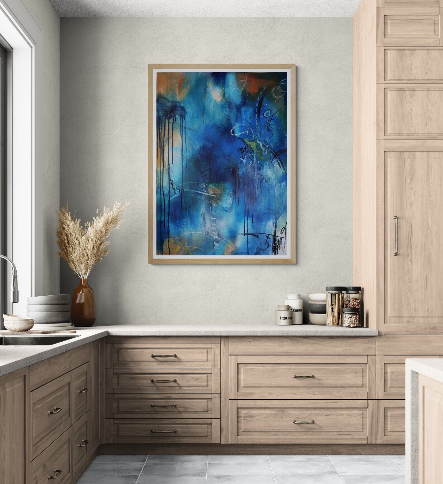 Blue Abstract Study