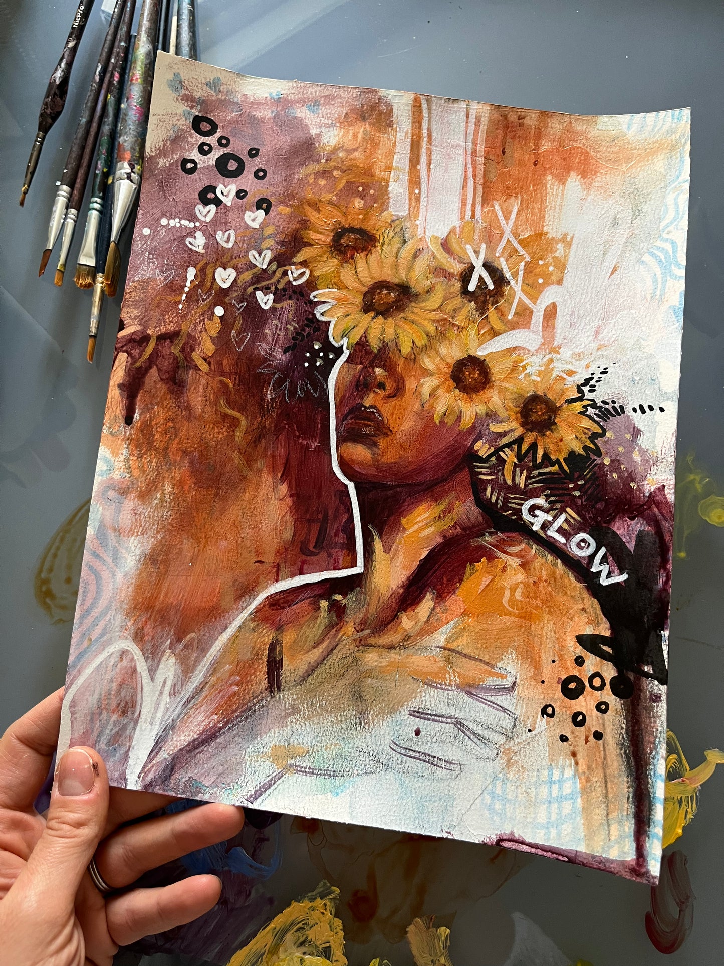 “Glow” Painting Study