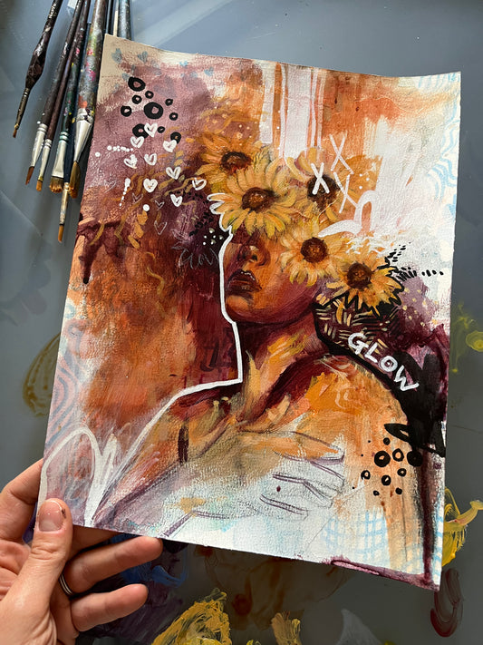 “Glow” Painting Study