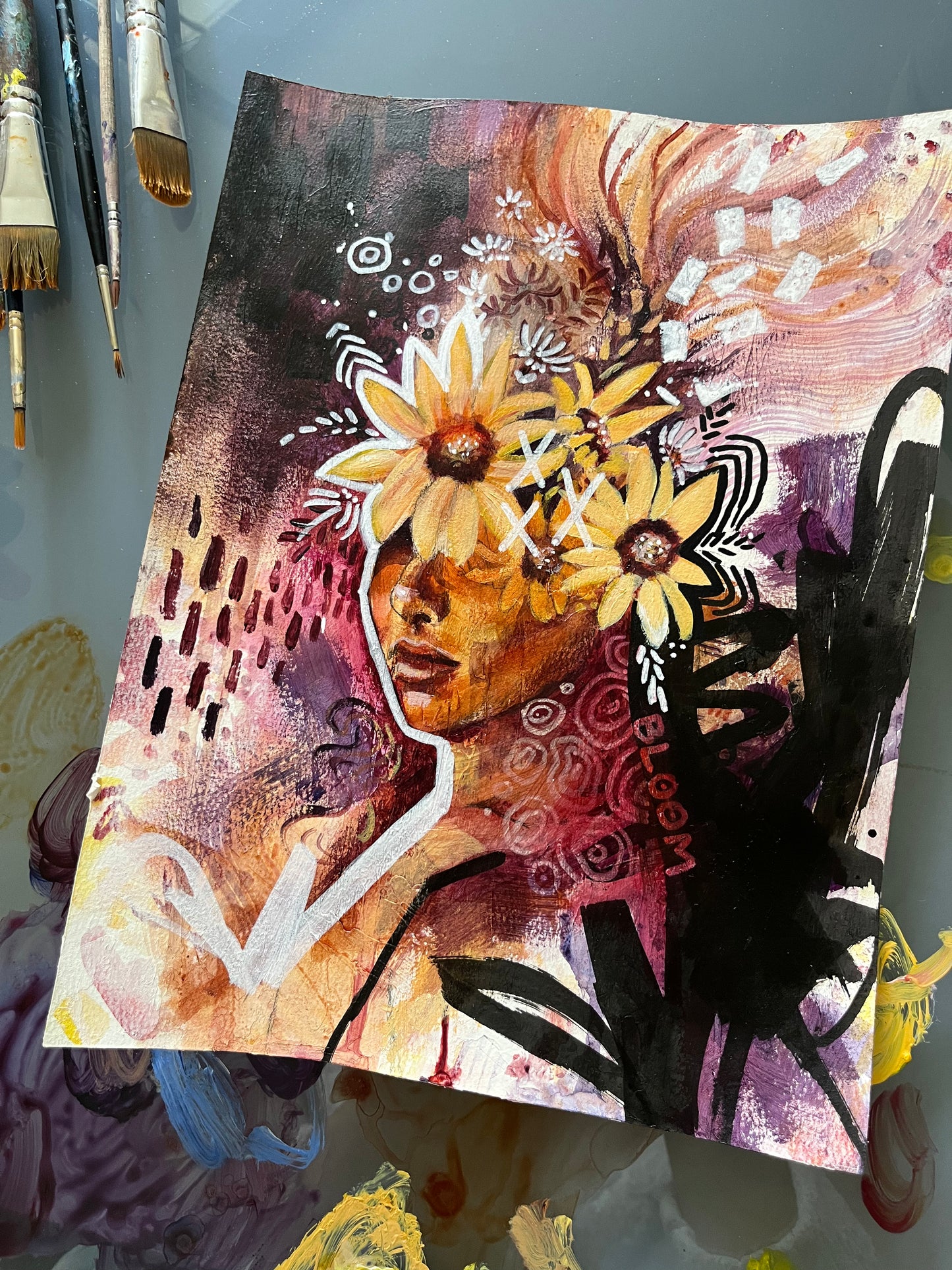 “Bloom” Painting Study