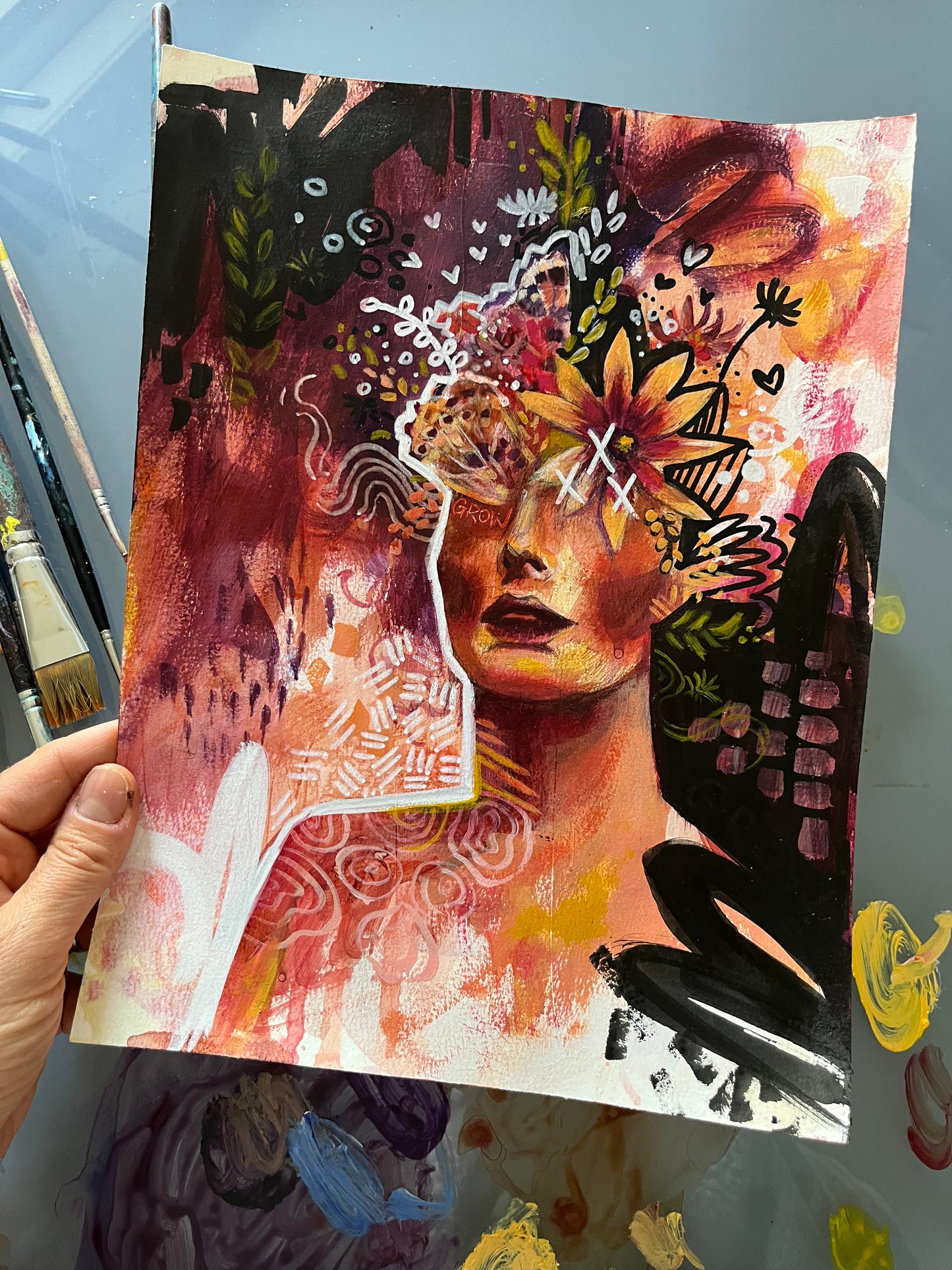 “Grow” Painting Study