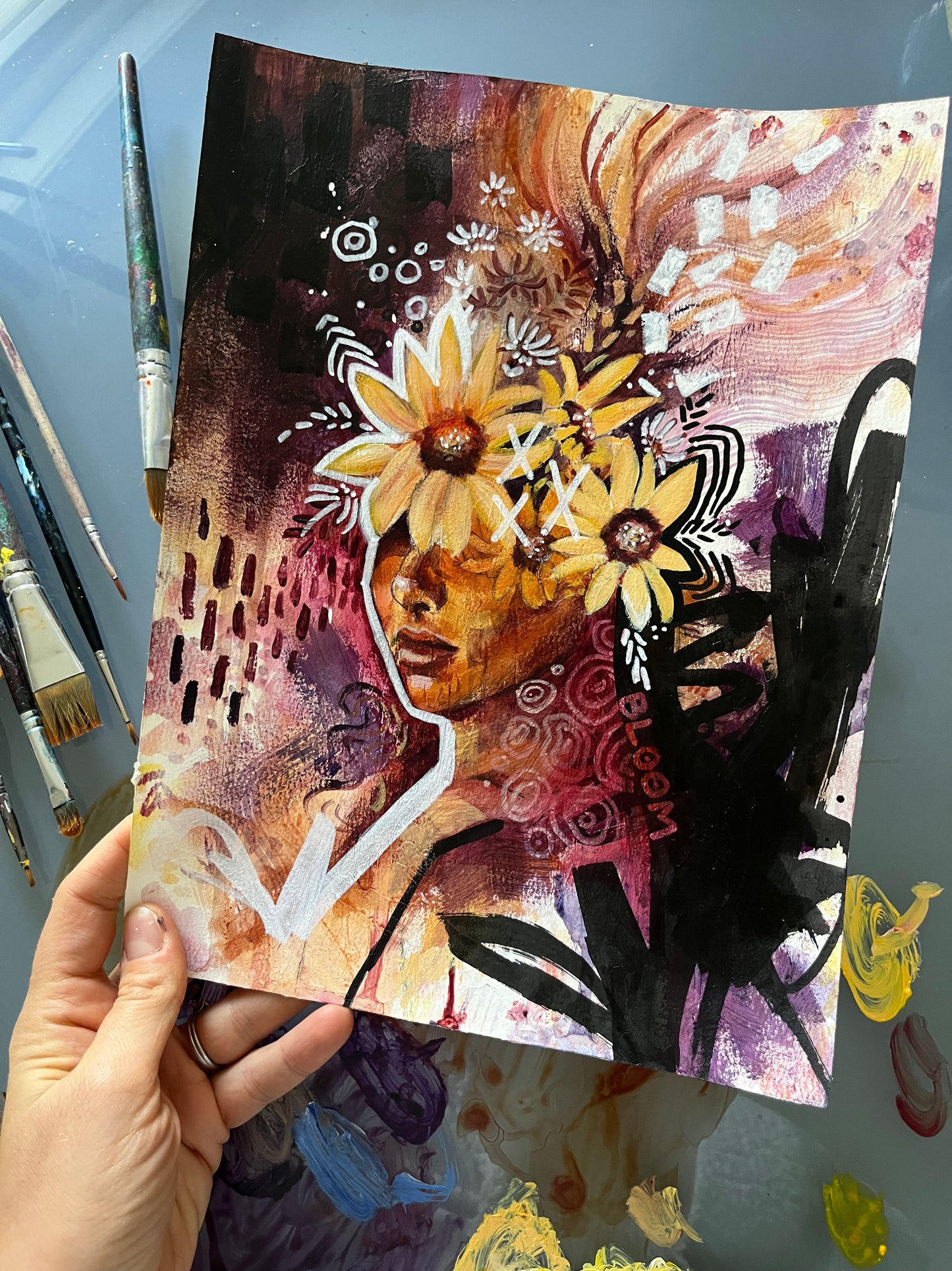 “Bloom” Painting Study