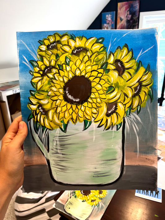 Sunflowers in a Vase
