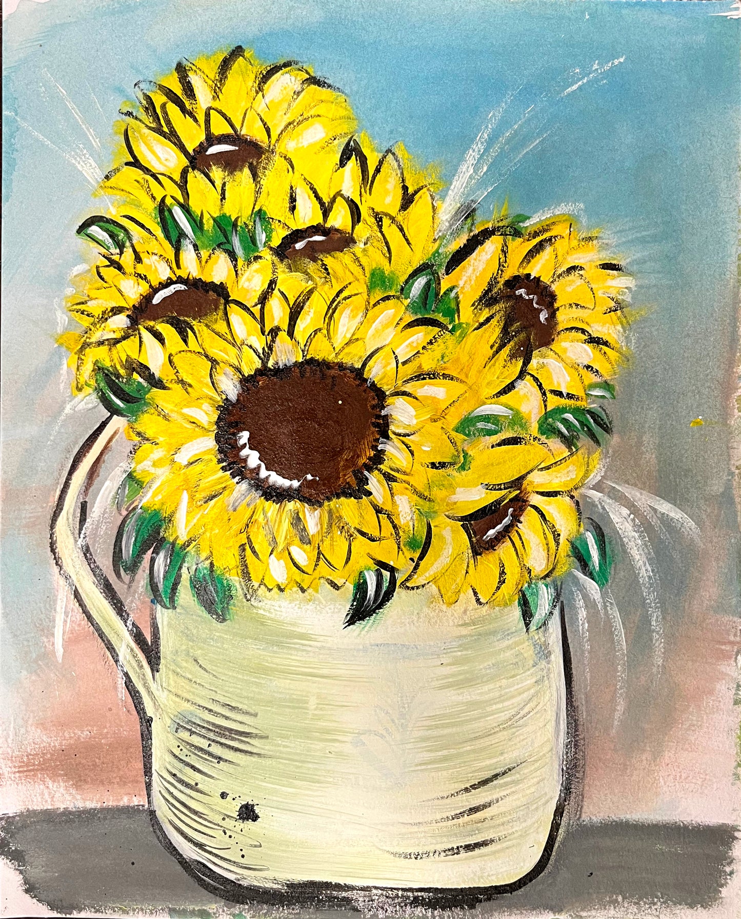 Sunflowers in a Vase #2