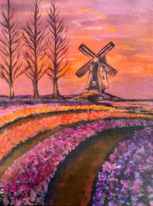 Lilac Windmill