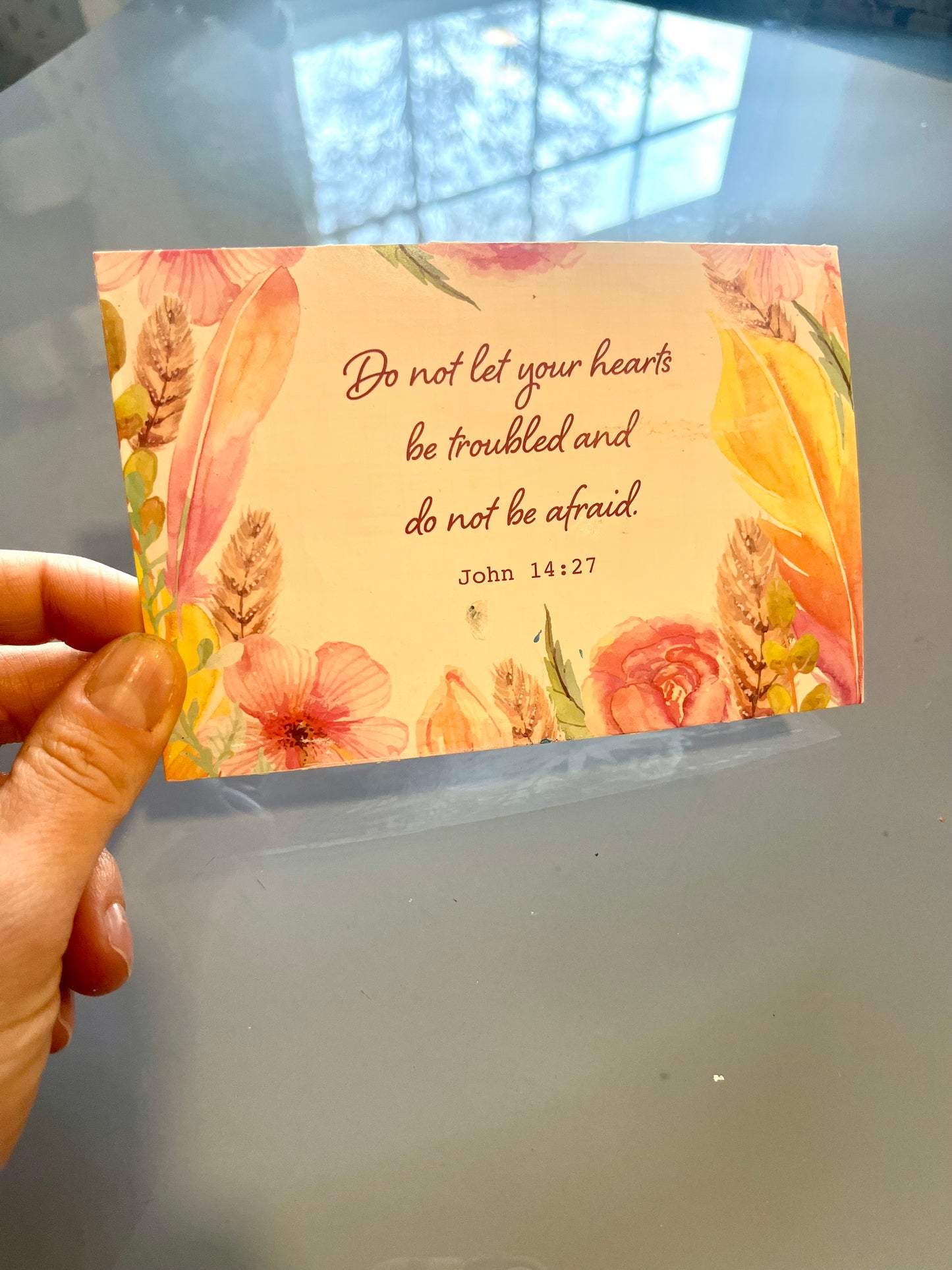 “Shine” - Sunflower Portrait Painting Prayer Card