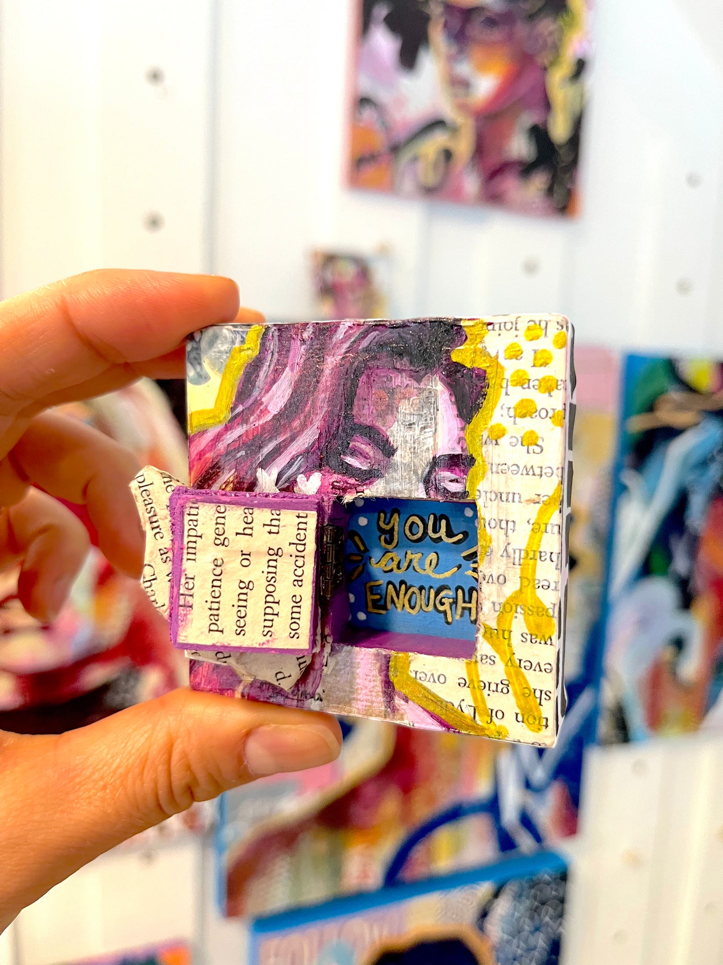You Are Enough Hidden Secret Door Painting #2