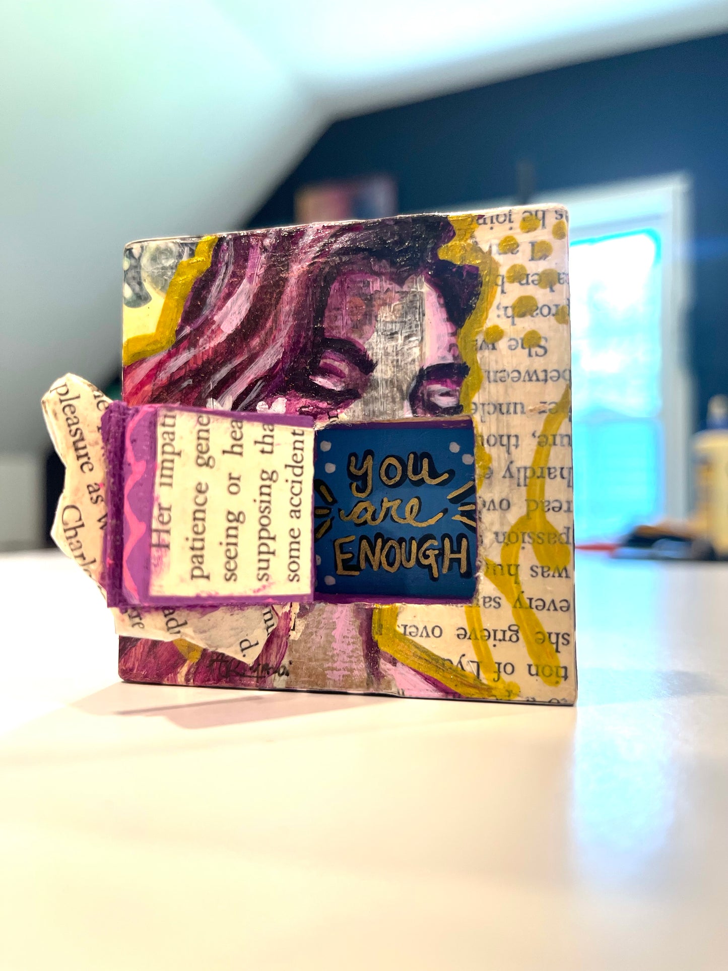 You Are Enough Hidden Secret Door Painting #2